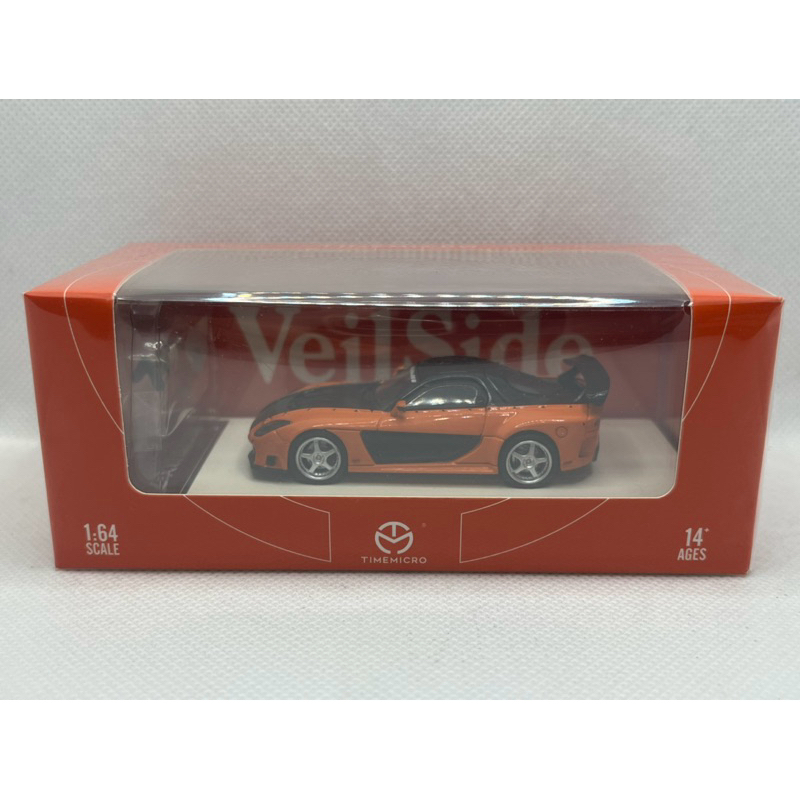 Mazda RX7 Fast&Furios มีฟิกเกอร์Han 1/64 TIMEMICRO