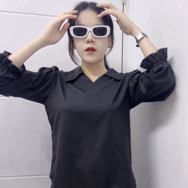 เสื้อคอปกแขนยาวจั๊มปลายแขน รุ่น Daily life