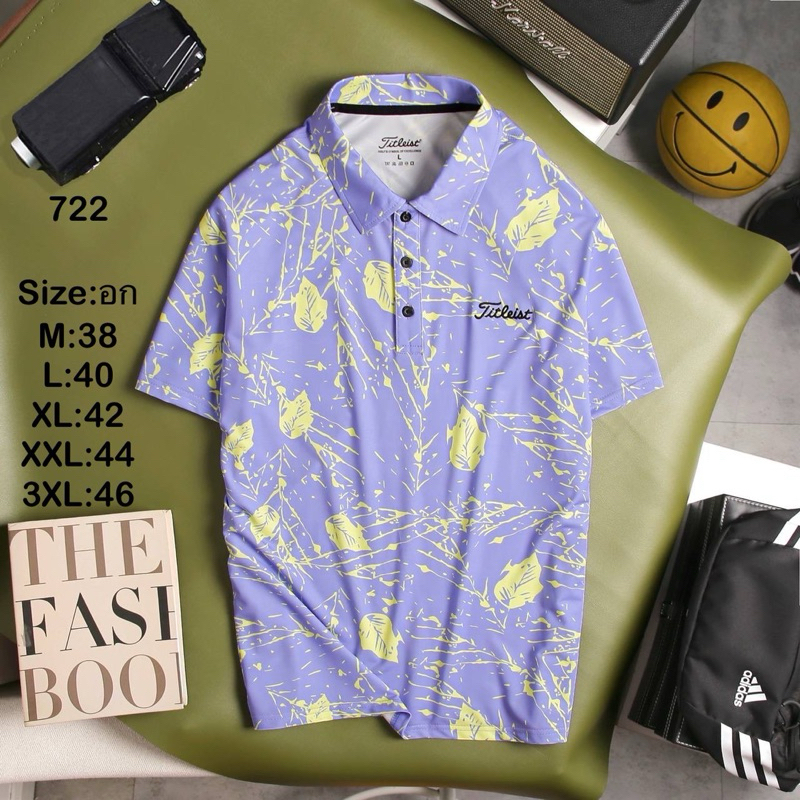 เสือโปโลผู้ชาย คอปกแขนสั้น ใส่ตีกอล์ฟ ใส่ลำลอง polo man PU11