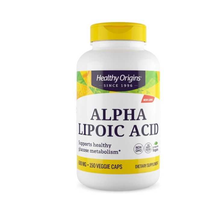 ALA,Healthy Origins, Alpha Lipoic Acid, 600 mg 150 แคปซูล