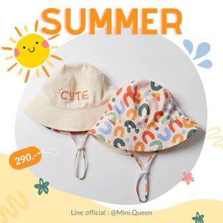 SIZE 3-18m หมวกกันแดดเด็ก หมวกเด็ก MiniQueen รุ่น Summer Size 3-18m (HAT00027)