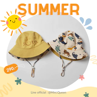 SIZE 3-18m หมวกกันแดดเด็ก หมวกเด็ก MiniQueen รุ่น Summer Size 3-18m (HAT00027)