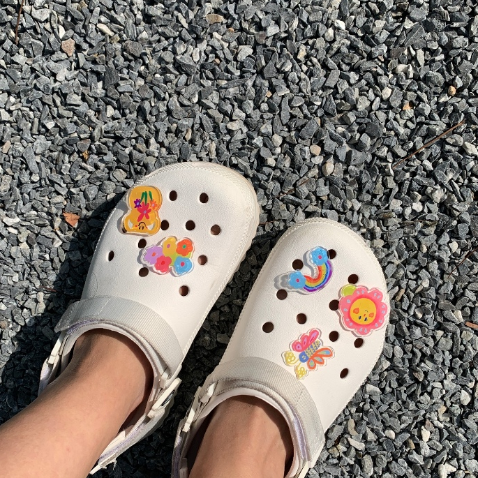 *no restock*amuse stuff-jibbiz rimtang flower amuse ตัวติดรองเท้า crocs