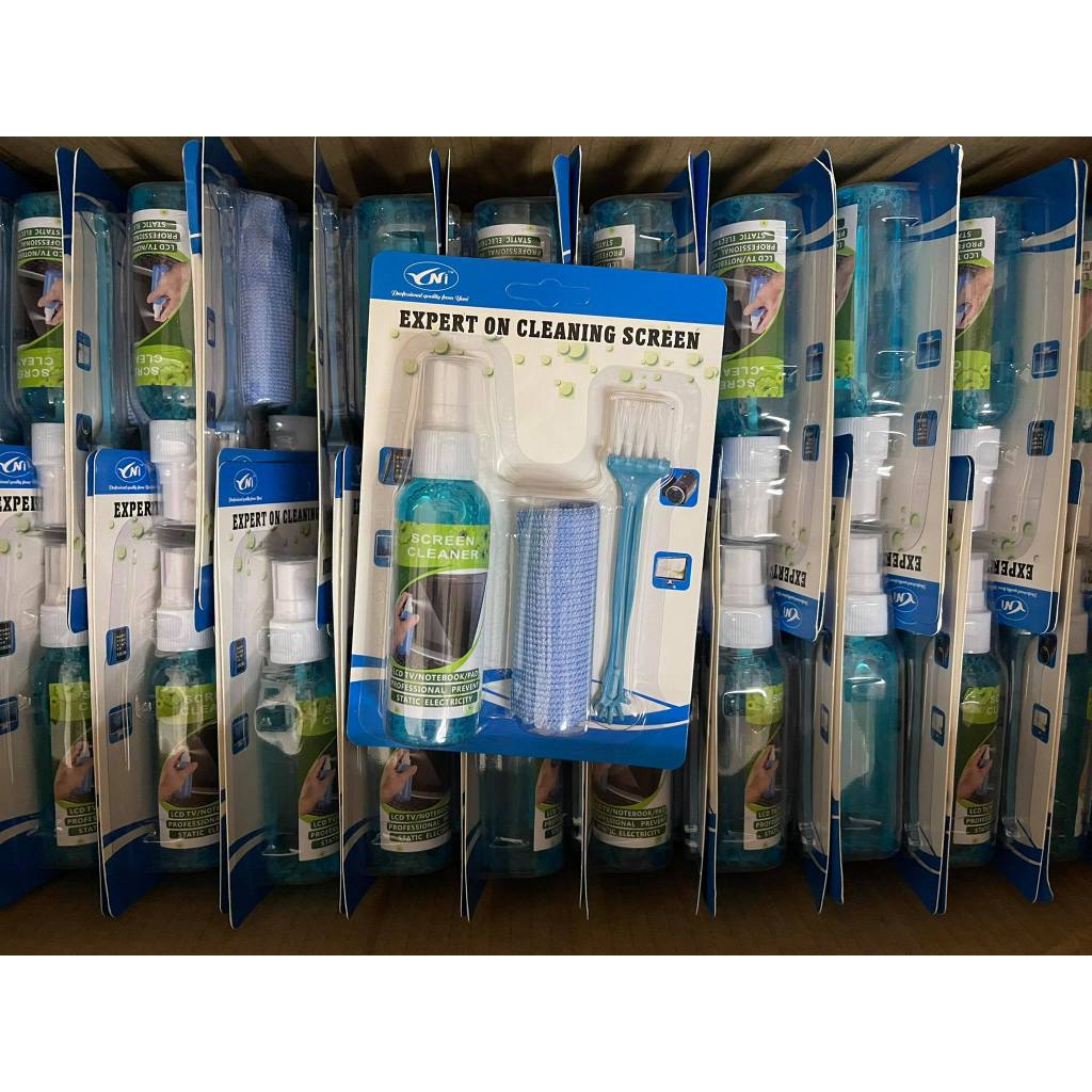 ชุดทำความสะอาดหน้าจอ คอมฯ มือถือ กล้อง 3in1 Cleaning Kit CL-034 Screen Cleaning Kit ชุดทำความสะอาดหน้าจอ
