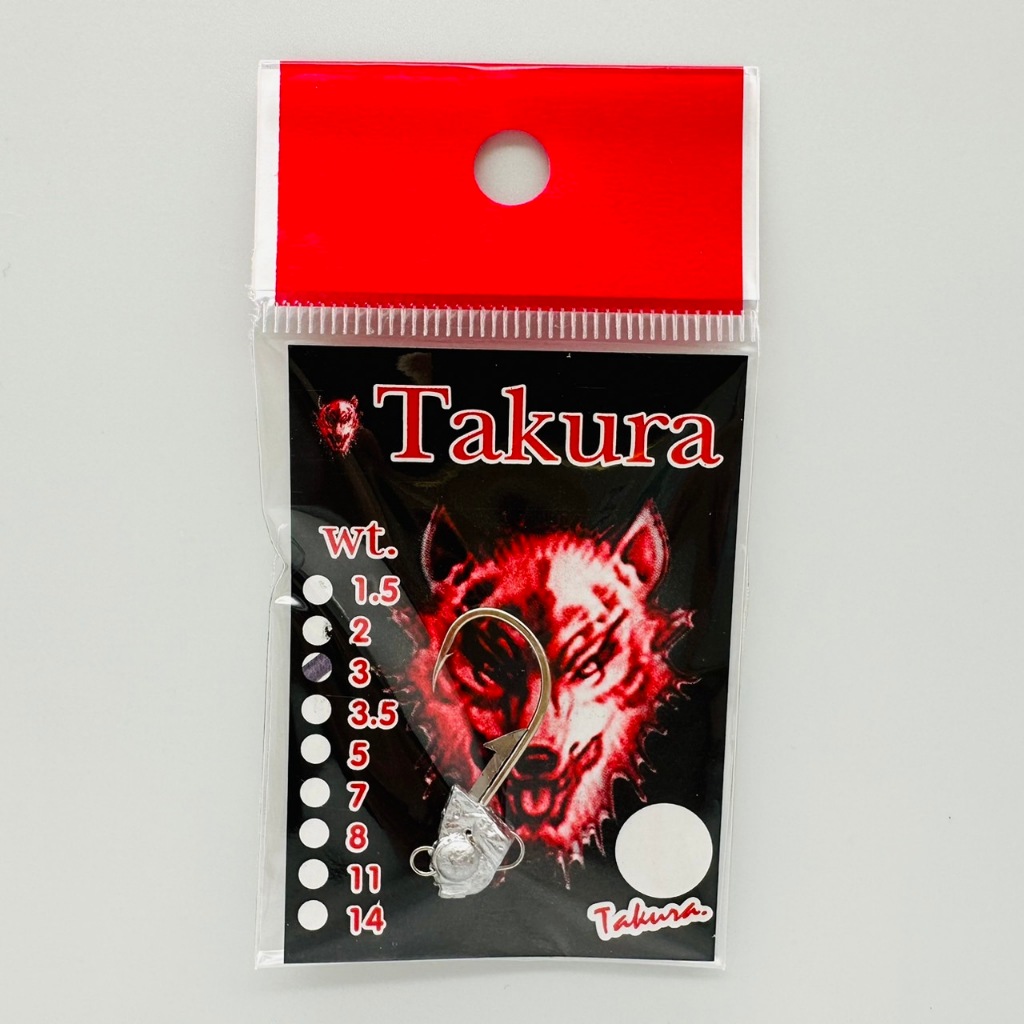 เบ็ดจิ๊ก หัวจิ๊ก Takura Jig Head มีห่วงท้อง 3g-14g หัวจิ๊กระดับตำนาน คม แข็ง หายห่วง สายปลากรอไม่ควรพลาด ราคา ถูกที่สุด ดีลบีเคเค แกลเลอรีภาพที่ 2