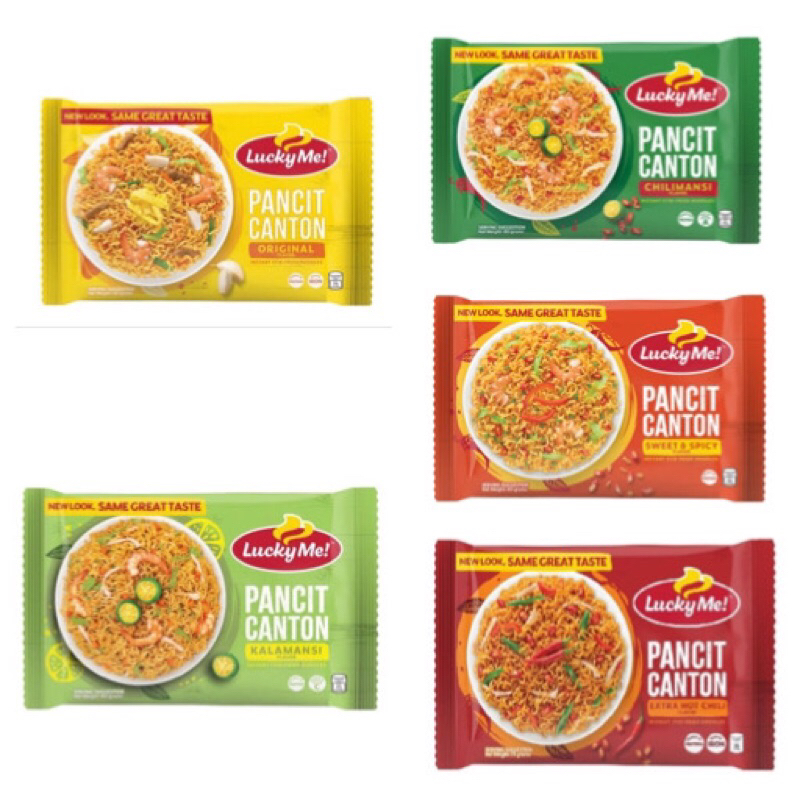 Lucky Me Instant Noodles Pancit Canton บะหมี่กึ่งสำเร็จรูป
