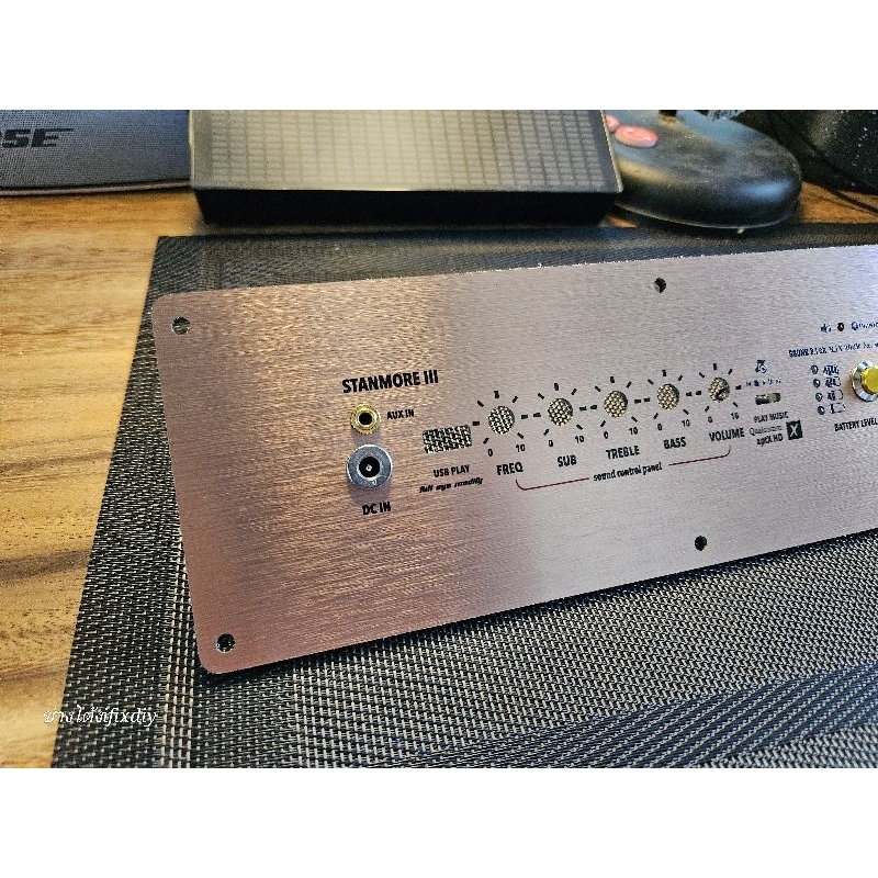 แผ่นเพลท HT21 พร้อมอุปกรณ์ ลำโพงบลูทูธDiy สีทองแดง