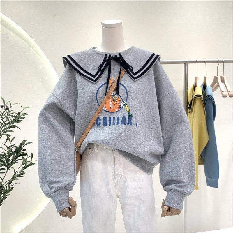DGเสื้อกันหนาวนักเรียนญี่ปุ่น ปกเสื้อกะลาสี / 858-861