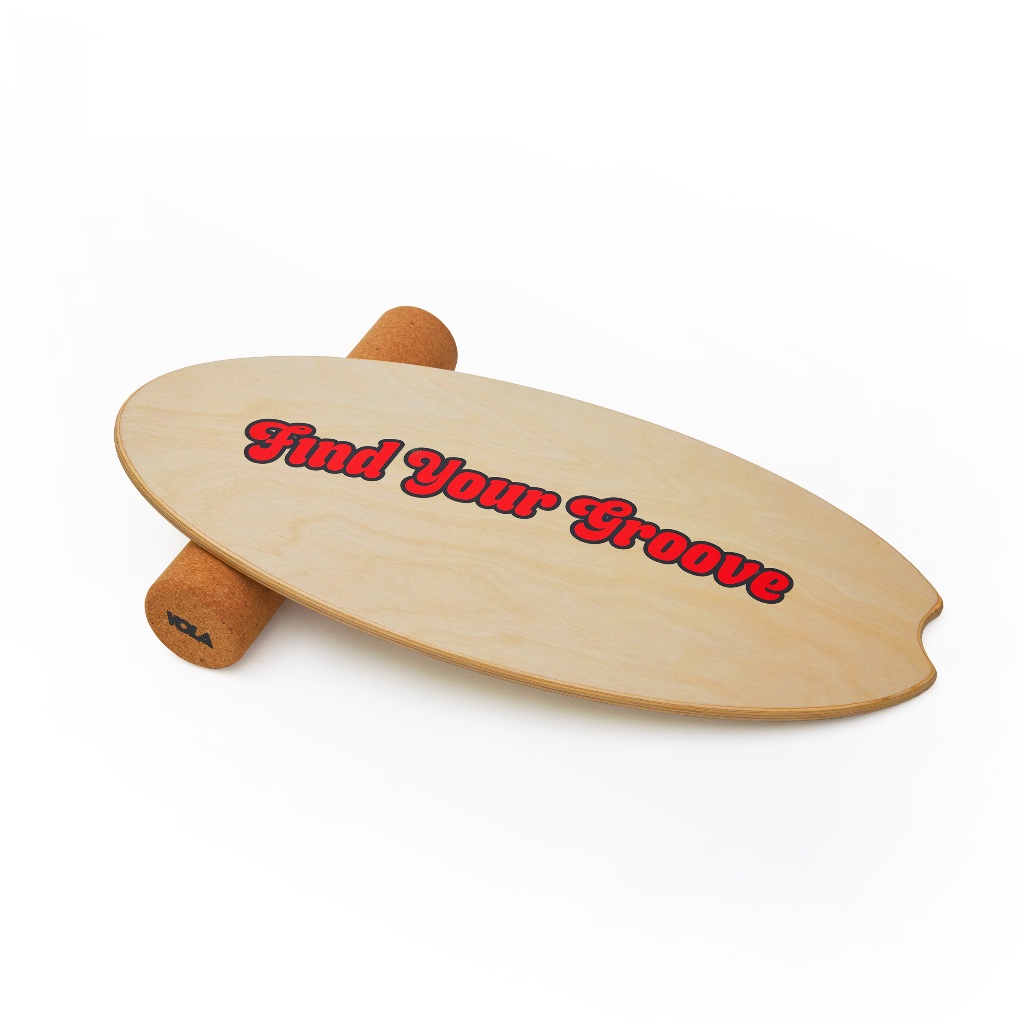 VOLA Balance Board (Find your groove) : Improve balance and coordination, portable fitness accessory for home or gym