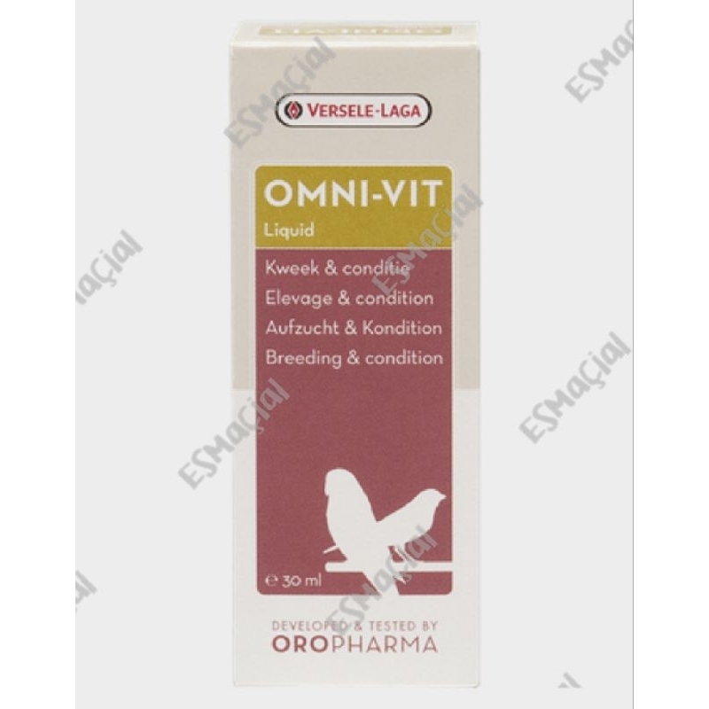 วิตามินรวม-เสริมการสืบพันธุ์นก — VERSELE-LAGA Oropharma OMNI-VIT Liquid 30 ml.