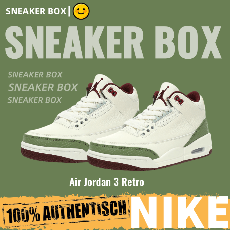 (ส่งฟรี) Nike Air Jordan 3 Retro"Year of the Dragon" รองเท้าผ้าใบ รองเท้า nike CT8532-166