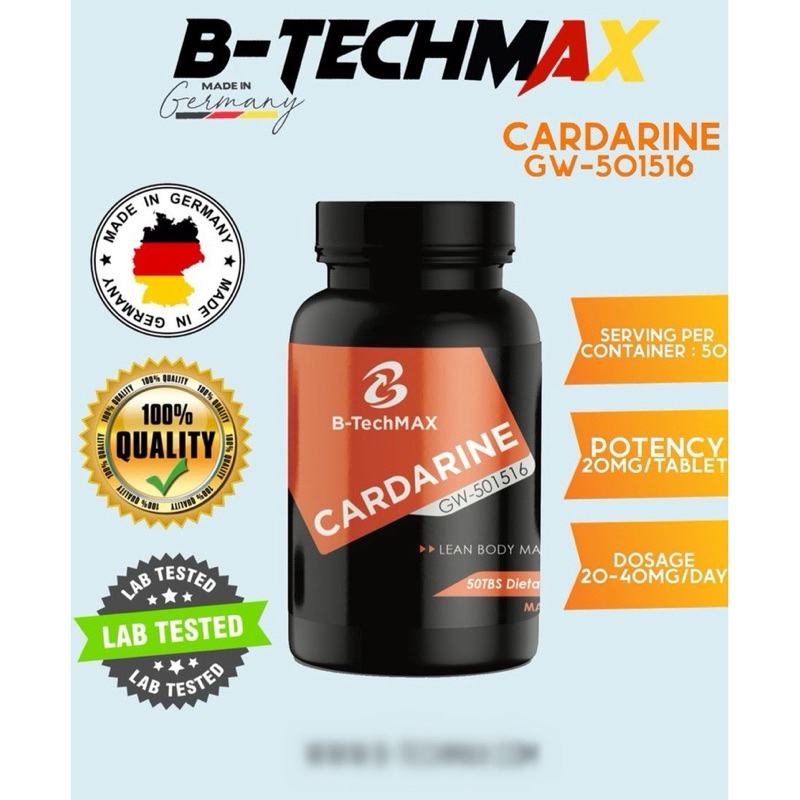 B-TechMax Cardarine GW-501516 20mg 50 tabs