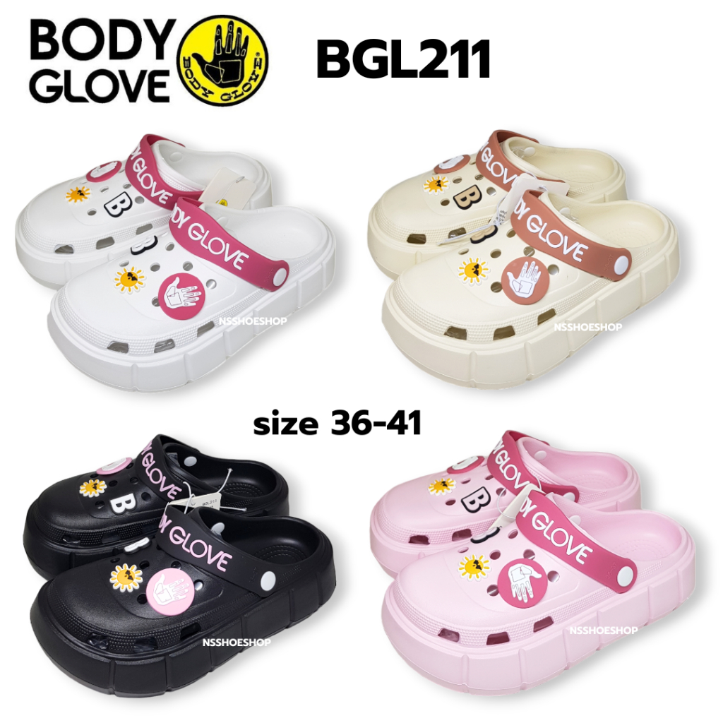 [ส่งทุกวัน] Body Glove รองเท้าแตะหัวโต ผู้หญิง รุ่น BGL211 size 36-41