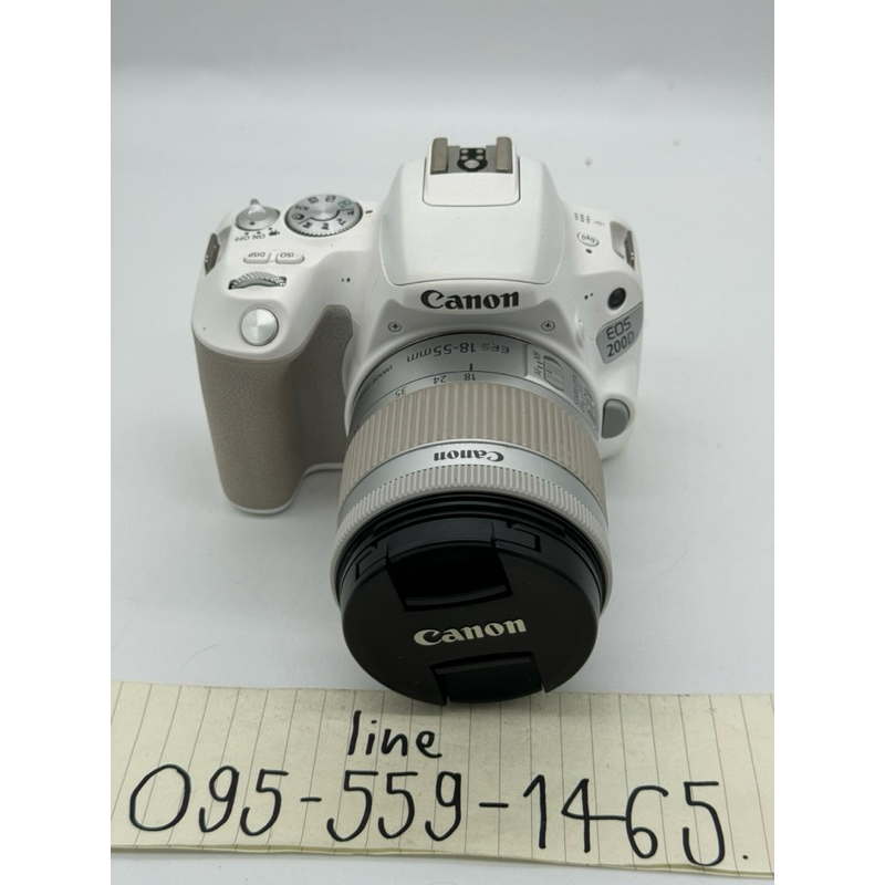 กล้อง Canon EOS 200d lens 18-55 stm ii จอพลิกได้-สัมผัส wifi ในตัว ชัตเตอร์ 2 พัน