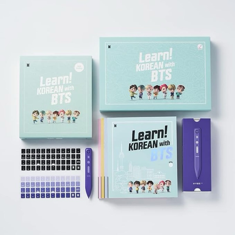หนังสือเรียนภาษาเกาหลี BTS Learn Korean Set ปากกาพูดได้ ฝึกฮันกึล เรียนเกาหลีด้วยตัวเอง ครบชุด