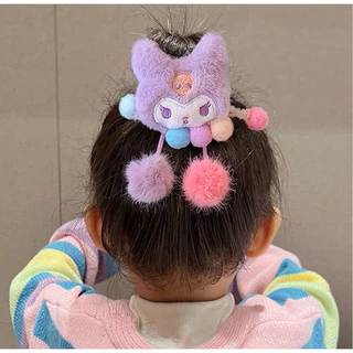 ยางมัดผม ปอมปอม ตัวกาตูนน่ารัก รหัสY49