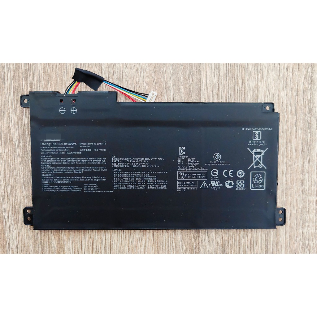 ✨ แบตเตอรี่โน๊ตบุ๊ค B31N1912 For Asus VivoBook 14 E410M E410MA E510MA