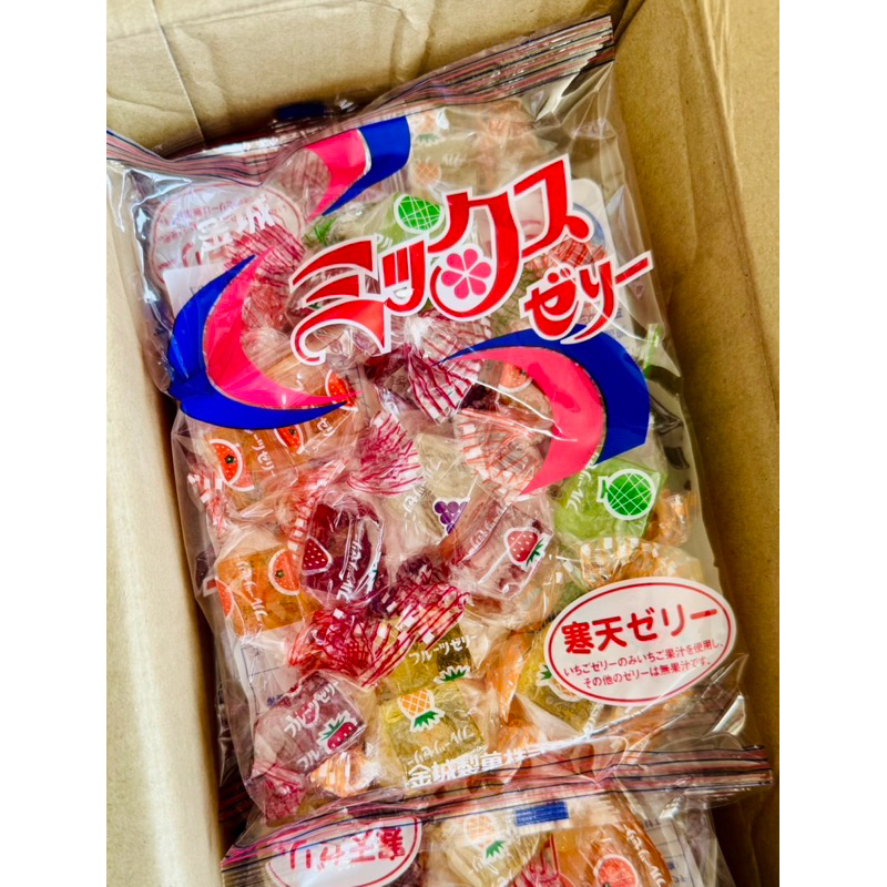 พร้อมส่ง Kinjo Jelly Candy เยลลี่เคี้ยวหนึบ เยลลี่ฮิตตัวดัง เยลลี่กินเปลือกได้ รสผลไม้ นำเข้าจากญี่ปุ่น