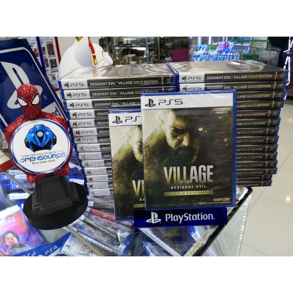 [พร้อมส่ง]Playstation: แผ่นเกม PS4 & PS5 - Resident Evil Village RE8 REVillage (ASIA Multi-languages)