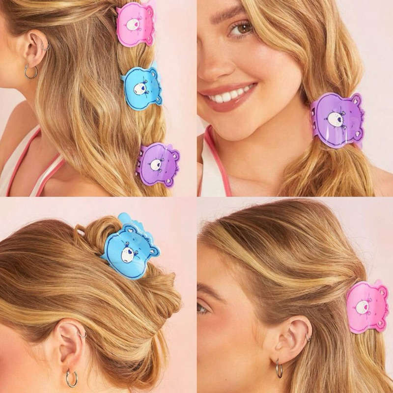 พร้อมส่ง กิ๊ฟหนีบผม หน้าน้องหมีแคร์แบร์Carebears