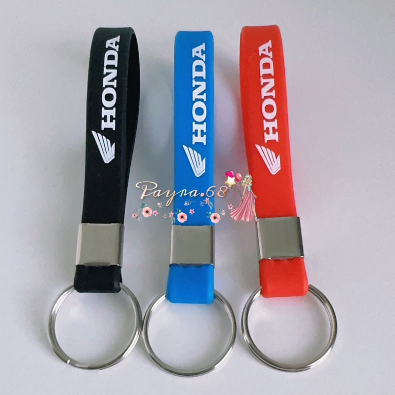 พวงกุญแจซิลิโคน โลโก้HONDA ดีไซน์เรียบหรู