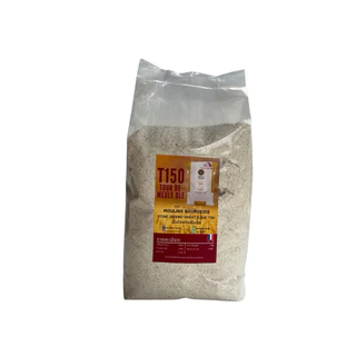 แป้งโฮลวีท Bourgeois stone ground whole wheat T150