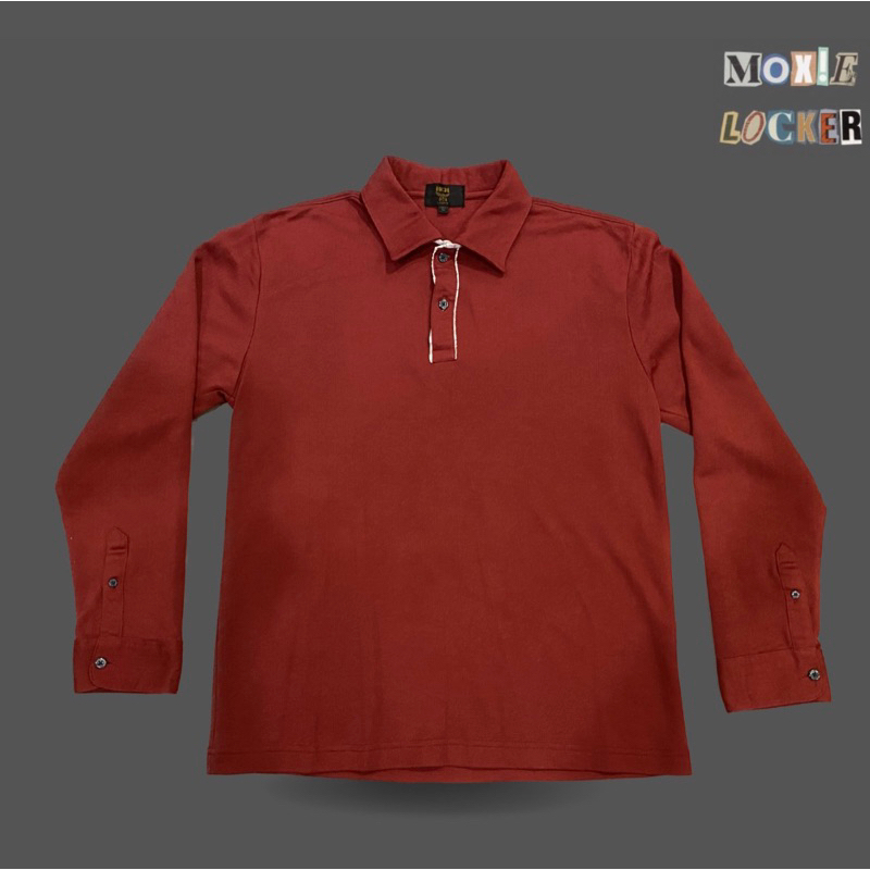 MCM légēre polo vintage เสื้อโปโล MCM สีแดง