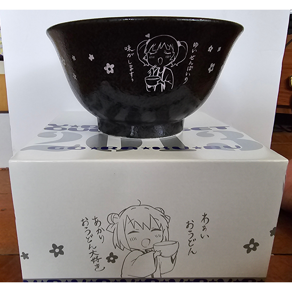 Yuruyuri New Year's Eve Bowl Udon Set Ichijinsha Namori Official Anime JAPAN ลิขสิทธิ์แท้ มือสอง