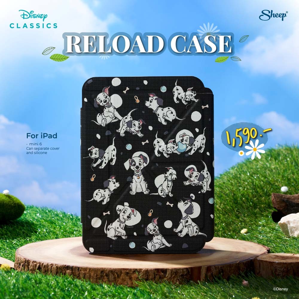 [Reload mini6 Animals] Disney Animals Limited Collection : เคส Reload เคสสำหรับไอแพด Mini 6 ถอดแยกปกได้ กันงอ กันกระแทก