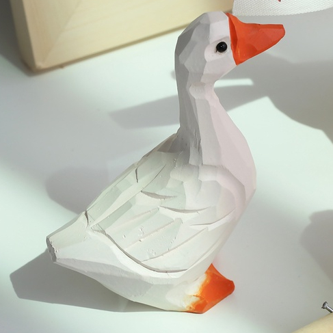 ตุ้กตาเป็ด รูปปั้นเป็ด เป็ดจัดสวน ของแต่งบ้าน ตกแต่งโต้ะทำงาน พร้อมส่งจาก กทม