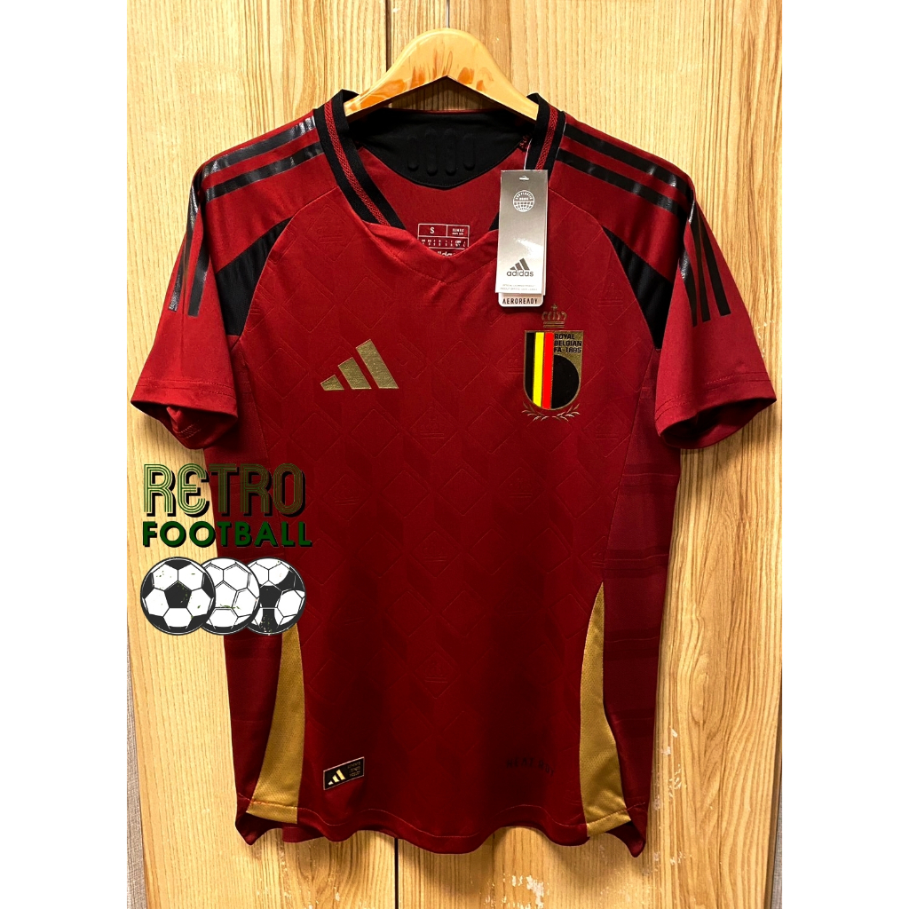 เสื้อฟุตบอลทีมชาติ เบลเยี่ยม Home เหย้า ยูโร 2024 [ PLAYER ] เกรดนักเตะ ตรงต้นฉบับ กล้ารับประกันคุณภาพสินค้า