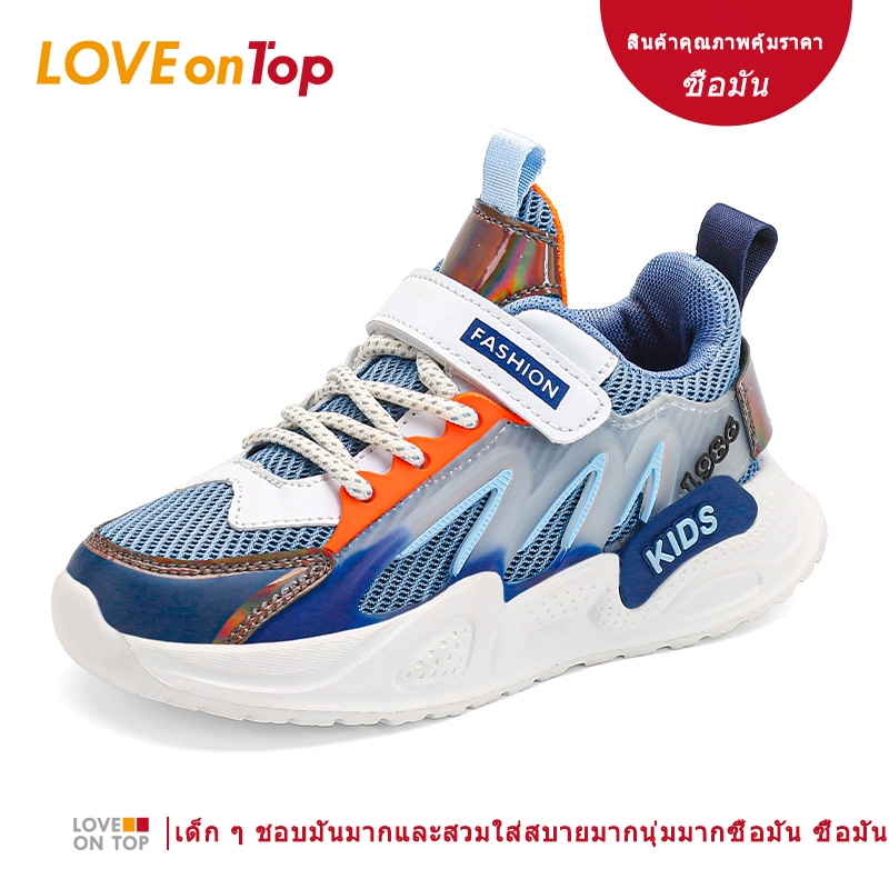 【ome】ใหม่รองเท้าตาข่ายเด็กโตและนักเรียนหญิงระบายอากาศรองเท้าผ้าใบพื้นนุ่ม