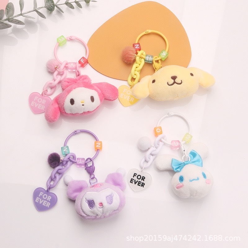 YS201 พวงกุญแจจี้การ์ตูน น่ารักๆ อคริลิค ห้อยกระเป๋า ห้อยมือถือ พร้อมส่งจากไทย