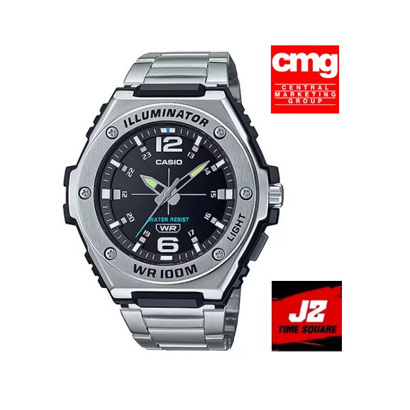 นาฬิกาข้อมือผู้ชาย CASIO ของแท้ 100% MWA-100HD-1A อุปกรณ์ครบทุกอย่างพร้อมรับประกัน 1 ปีเต็ม จาก CMG
