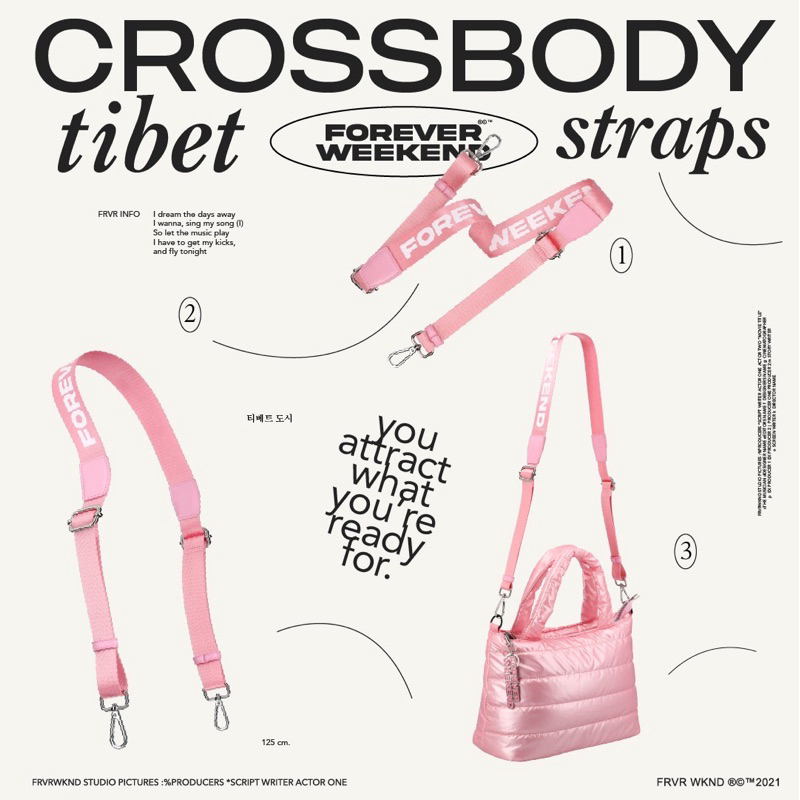 Forever Crossbody Tibet Straps