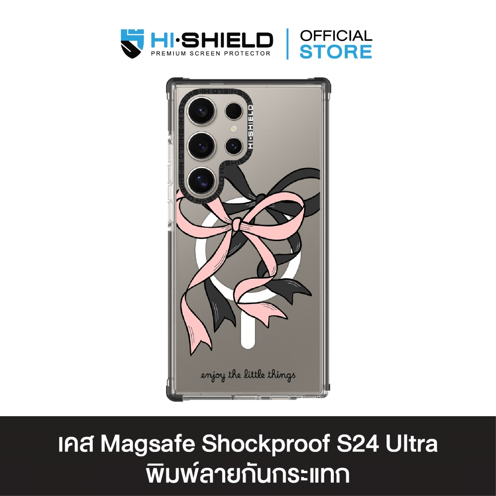 HI-SHIELD Stylish Magsafe Shockproof Case รุ่น Ribbon5 [SAMSUNG S24 Ultra , S25 Ultra] - เคสแม่เหล็กกันกระแทก