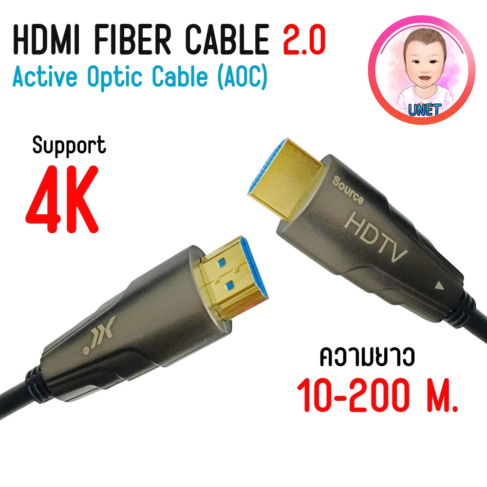HDMI Fiber Cable 2.0 AOC CABLE Support 4K
