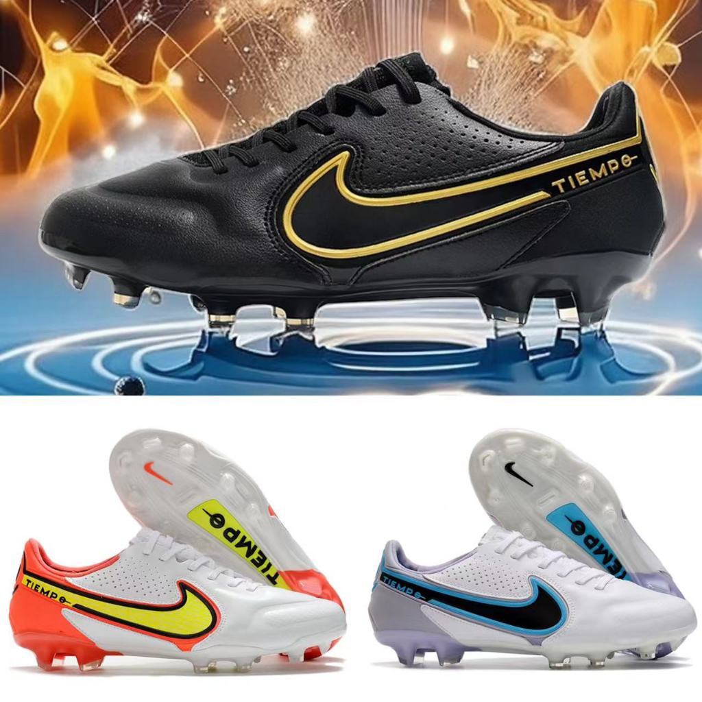 【COD】Nike Tiempo Legend 9 FG รองเท้าฟุตบอลผู้ชาย เด็กผู้ใหญ่ รองเท้าฟุตซอล