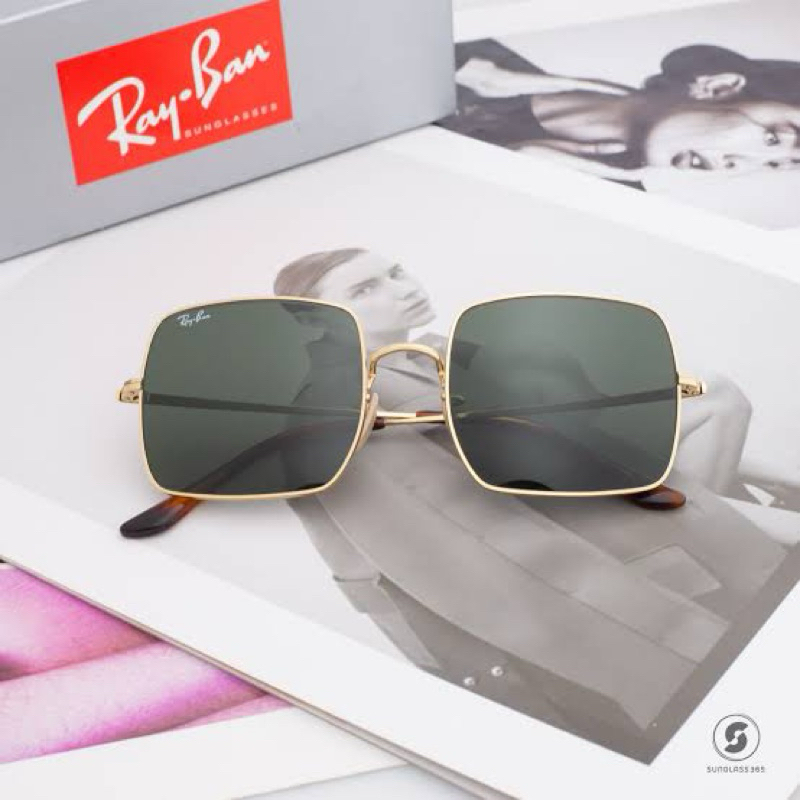 rayban square มือสอง