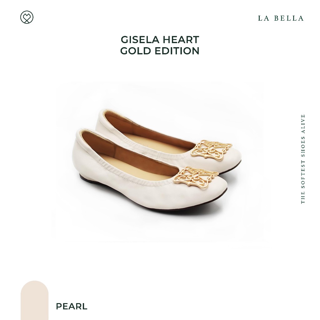 LA BELLA รุ่น GISELA HEART GOLD EDITION - PEARL