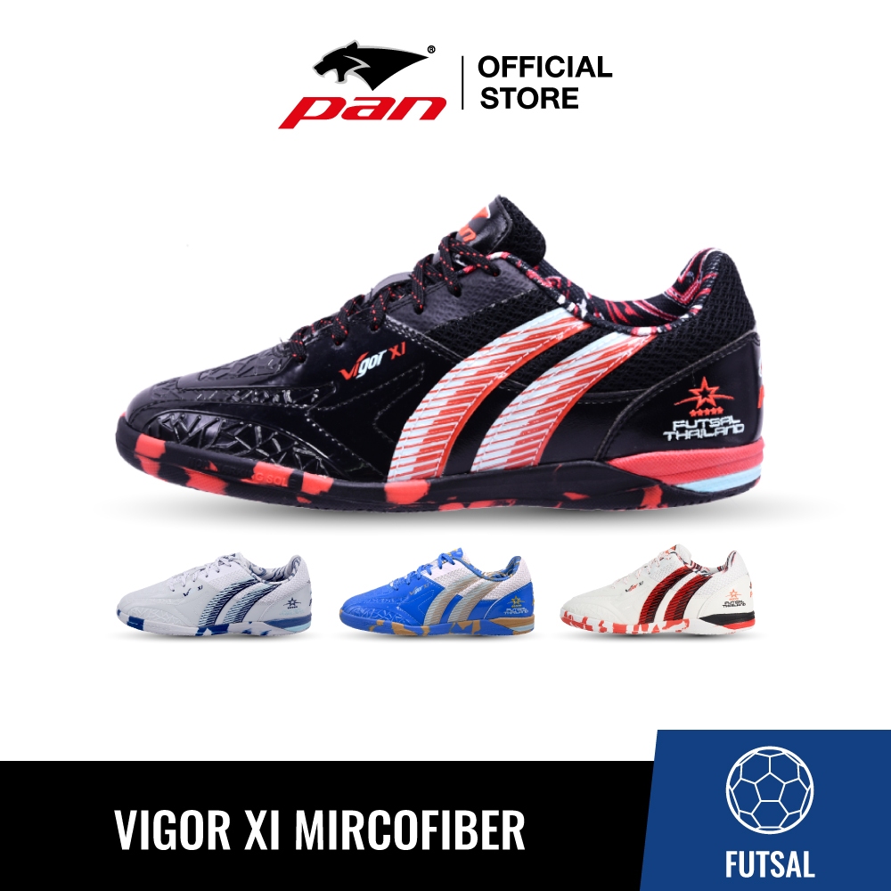 [PANTSDGWS ลด 100]  PAN รองเท้าฟุตซอล VIGOR XI MIRCOFIBER รหัส PF14R2