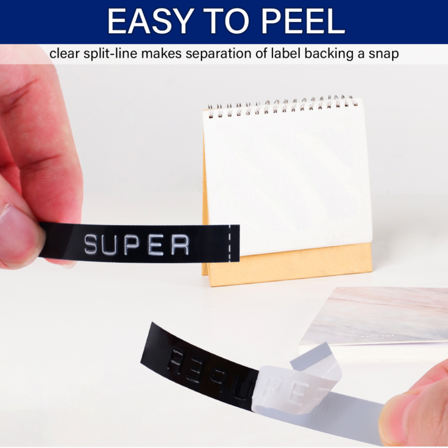 ของแท้ 100% Motex เครื่องเขียนฉลาก / เทปเขียน DIY / เทปเติม 9 มม/ 12 มม.แบบเปลี่ยน เทปเขียน โมเท็กซ์ / เครื่องทําแบบนูน - รูปที่ 6