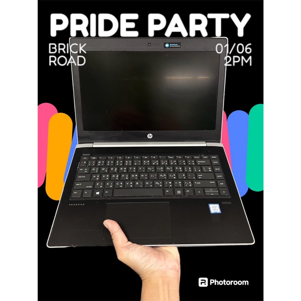 NotebookHp probook 430 G5 ram 8 m2.128พร้อม HDD 500 GB