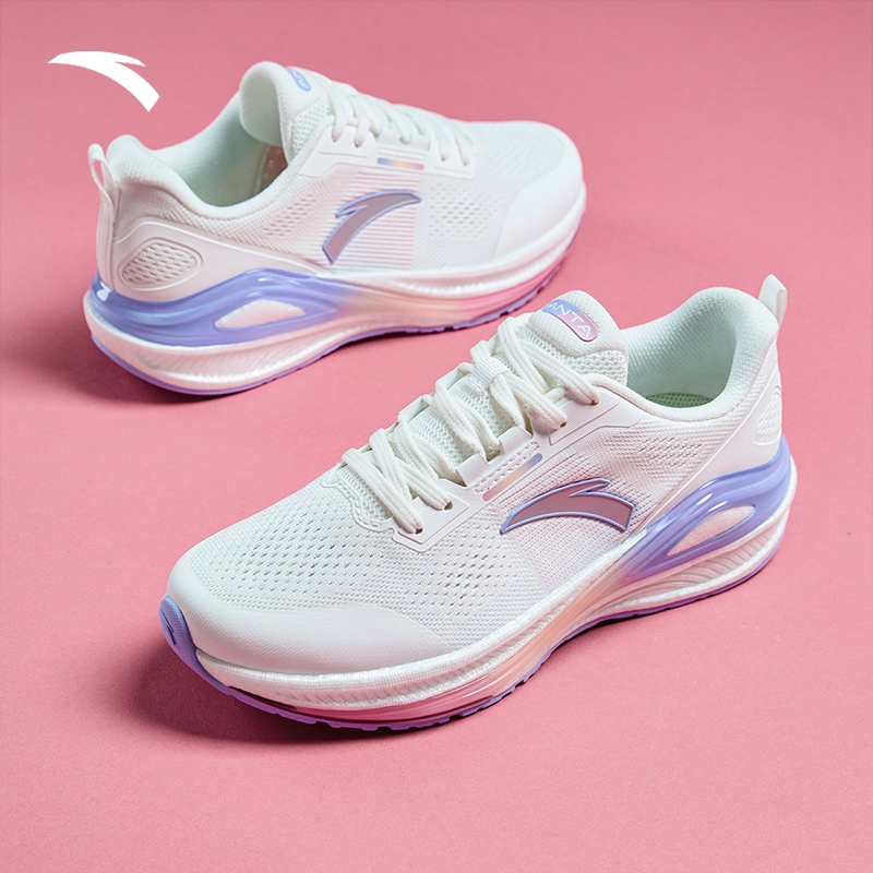 ANTA C100 YUTU รองเท้าวิ่งผู้หญิง  ดูดซับแรงกระแทก รองเท้ากีฬาผู้หญิง 822335580