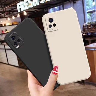 เคส กำมะหยี่ สำหรับ Vivo Y21 Y21T T1X Y33S Y33T Y22 Y22S Y35 Y16 Y02S V25 กำมะหยี่ เคสสีพาสเทล กันกระแทก