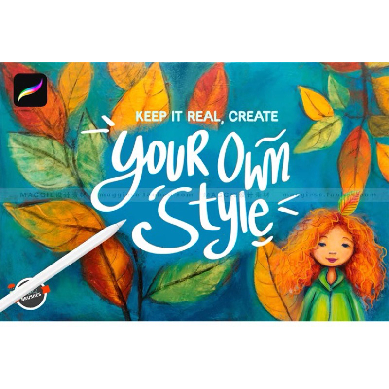 Procreate 42 บรัชพาสเทลเสมือนจริง