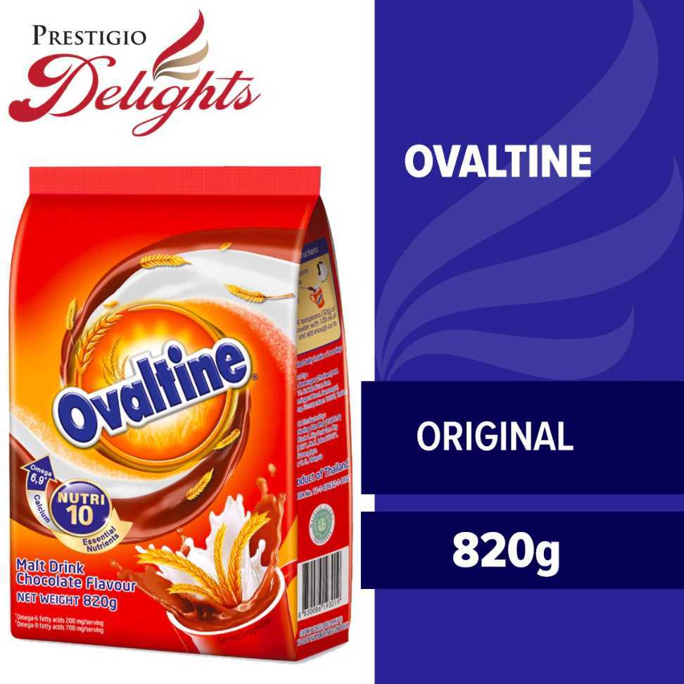 โอวัลติน Ovaltine Original (CHOCOLATE MALT DRINK )ขนาด 820 กรัม