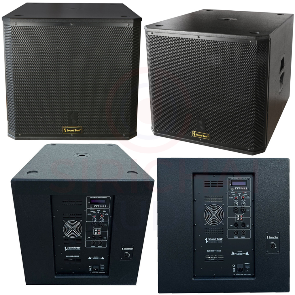 ลำโพงซับACTIVE+พ่วงกลางแหลมได้ Sound Best รุ่น SUB718-500+150x2