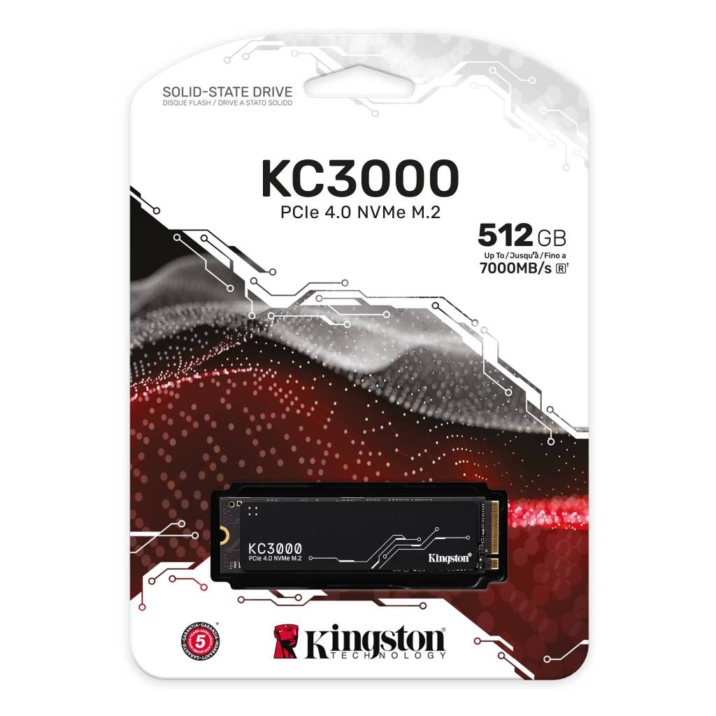 M.2 KINGSTON KC3000 512.GB PCIe Gen 4, NVMe