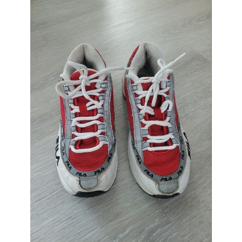 ❤️Filaแท้❤️ รองเท้าผ้าใบ ไซท์ 37 สีแดง-ขาว ❤️🤍